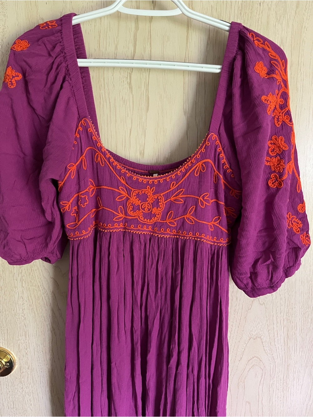 Free People Wedgewood Maxi Dress in Orchid Pavillion Size Med - Picture 5 of 13